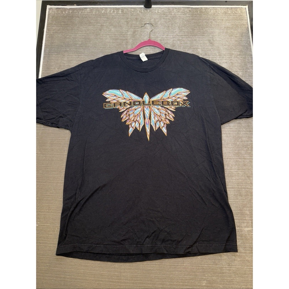 Candlebox T Shirt Mens XL Grunge Rock Band Tour 2023 Tultex 202 Butterfly S/S